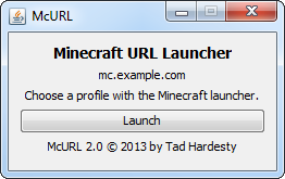 Minecraft URL Launcher